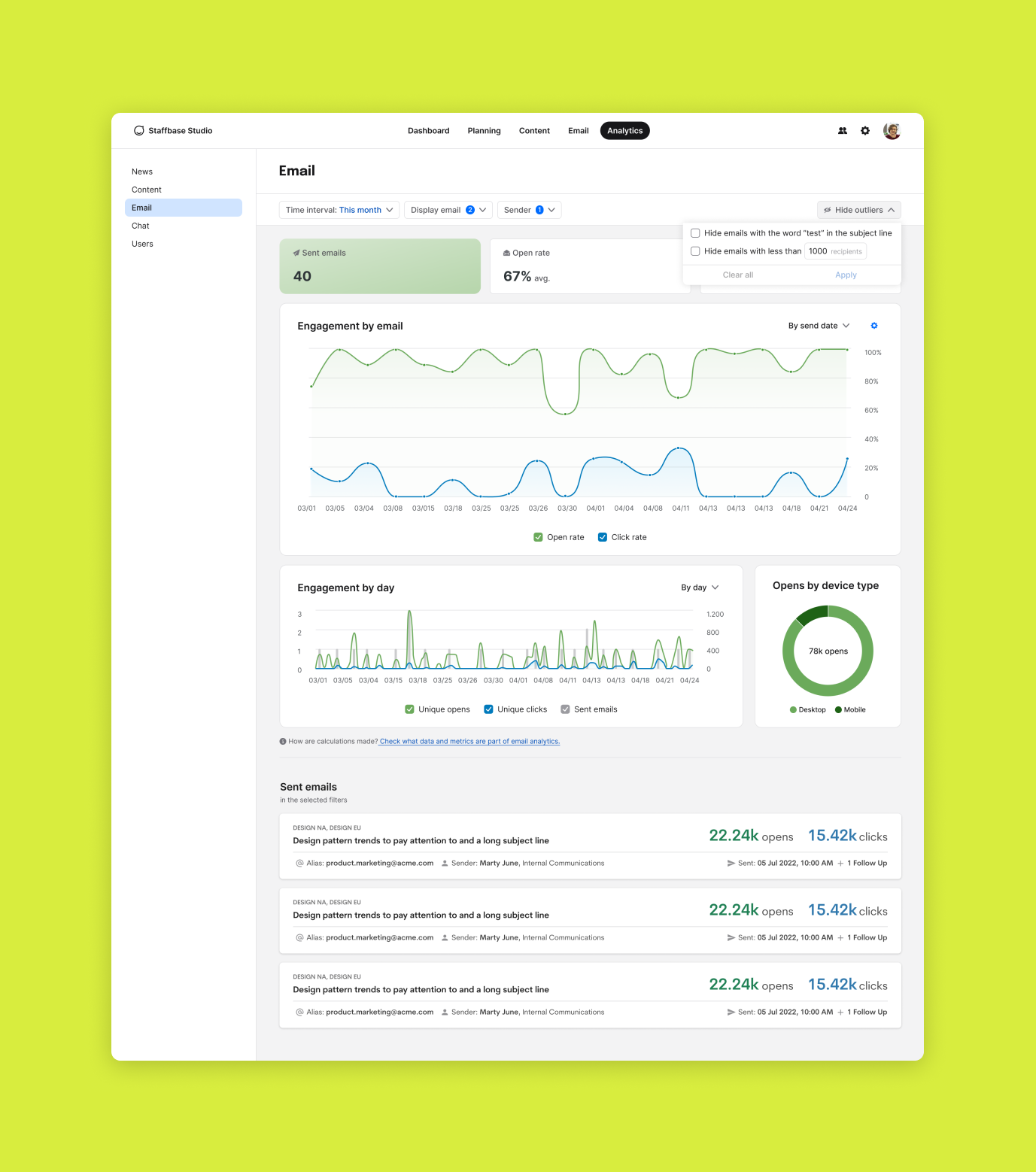 First release: additional filters with simpler content.